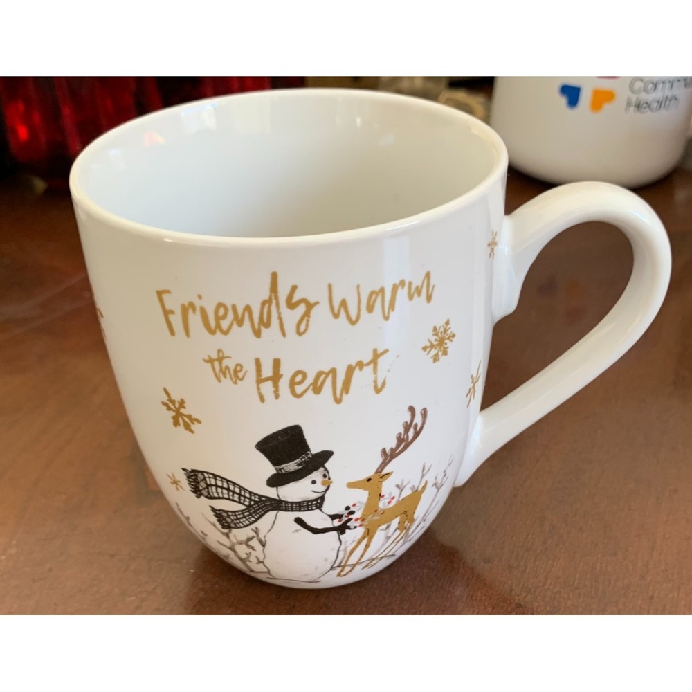 Fitz and Floyd "Wintry Woods Snowman" Mug